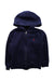 A Navy Zippered Sweatshirts from Polo Ralph Lauren in size 4T for neutral. (Front View)