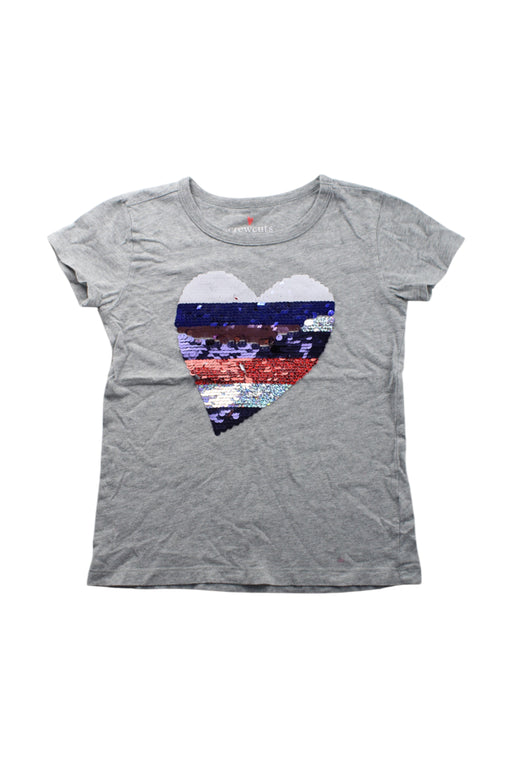 A Multicolour Short Sleeve T Shirts from Crewcuts in size 6T for girl. (Front View)