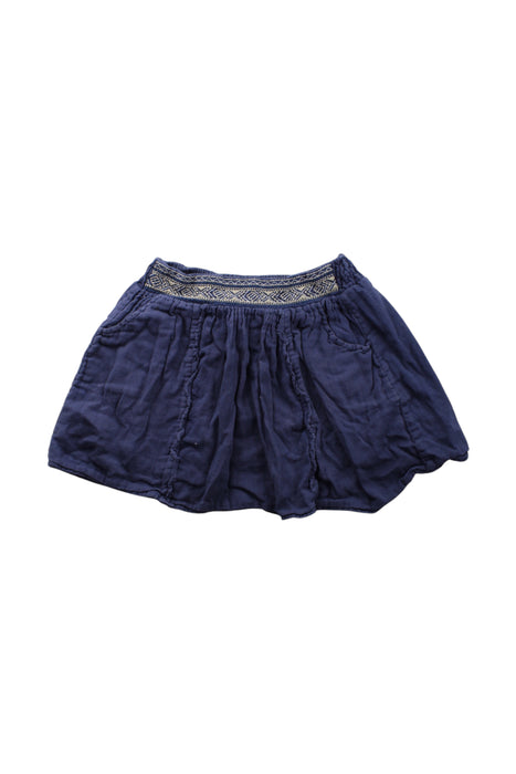 A Navy Short Skirts from Massimo Dutti in size 7Y for girl. (Front View)