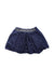 A Navy Short Skirts from Massimo Dutti in size 7Y for girl. (Front View)