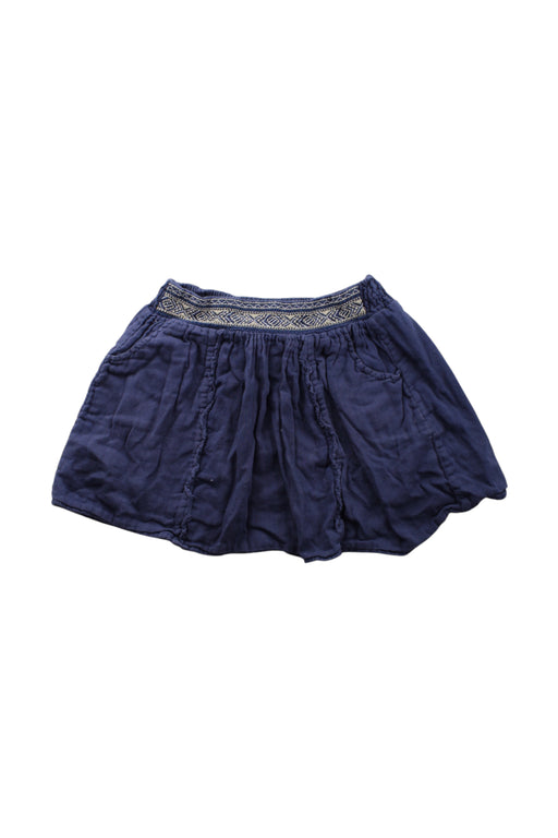 A Navy Short Skirts from Massimo Dutti in size 7Y for girl. (Front View)