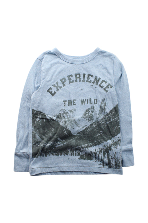 A Blue Long Sleeve T Shirts from Crewcuts in size 2T for neutral. (Front View)