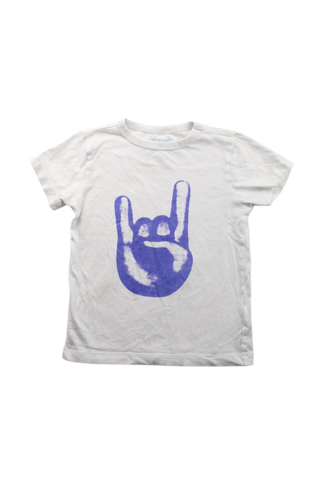 A White Short Sleeve T Shirts from Crewcuts in size 3T for neutral. (Front View)