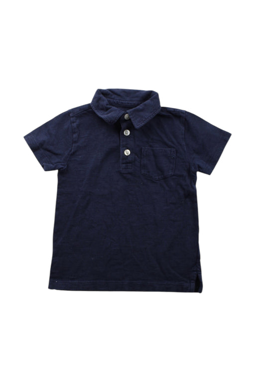 A Navy Short Sleeve Polos from Crewcuts in size 2T for neutral. (Front View)