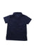 A Navy Short Sleeve Polos from Crewcuts in size 2T for neutral. (Back View)
