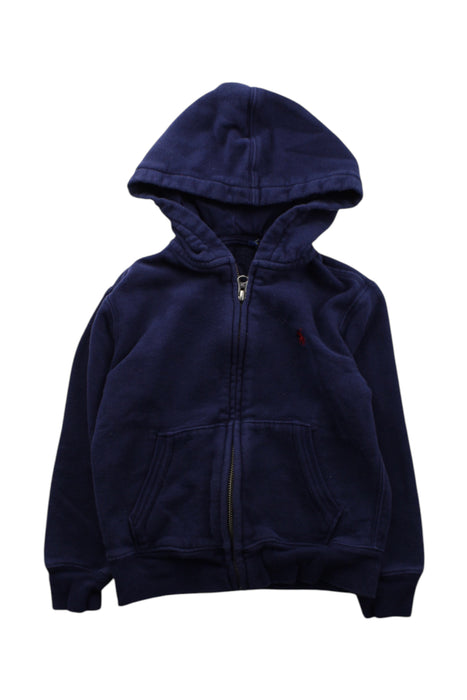 A Navy Hooded Sweatshirts from Polo Ralph Lauren in size 3T for neutral. (Front View)