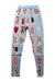 A Multicolour Leggings from Beau Loves in size 6T for girl. (Back View)