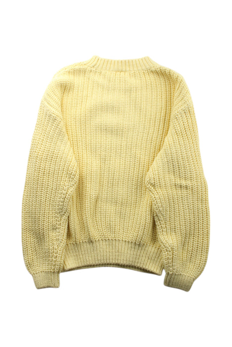 A Yellow Knit Sweaters from Seed in size 8Y for neutral. (Back View)