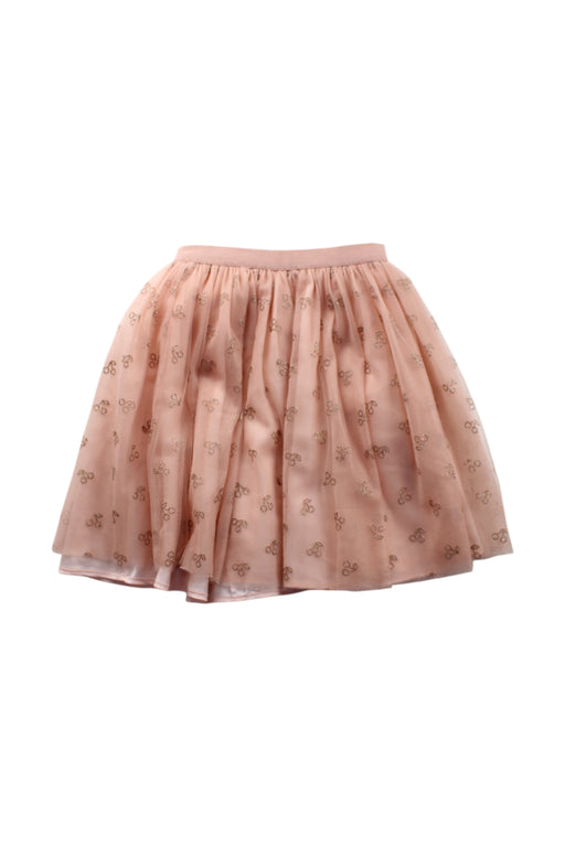 A Peach Tulle Skirts from Bonpoint in size 6T for girl. (Front View)