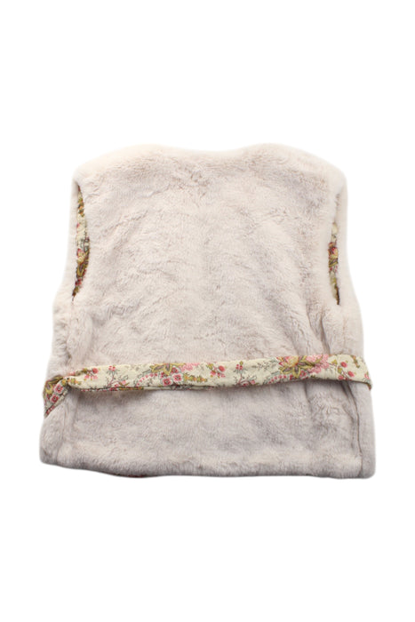 A Multicolour Outerwear Vests from Louise Misha in size 6T for girl. (Back View)