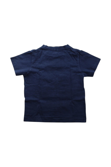 A Navy Short Sleeve T Shirts from BAPE KIDS in size 2T for neutral. (Back View)