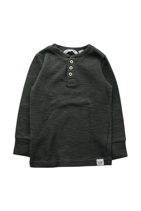 A Green Long Sleeve Tops from Country Road in size 3T for neutral. (Front View)