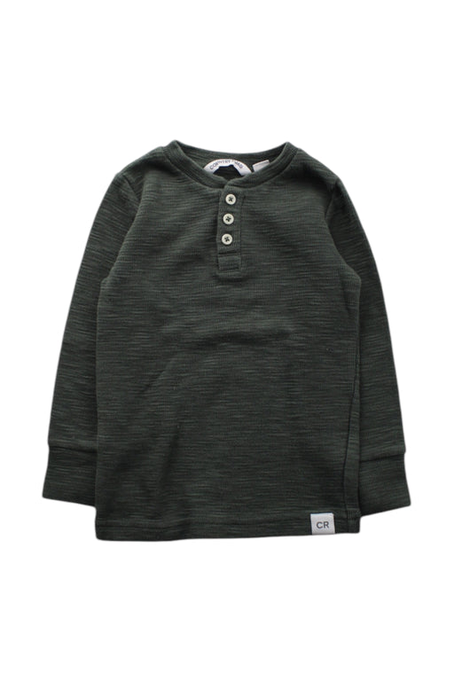 A Green Long Sleeve Tops from Country Road in size 3T for neutral. (Front View)