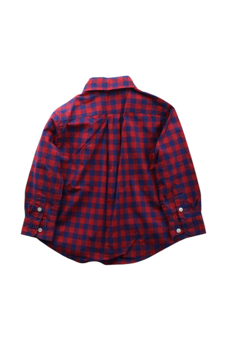A Red Long Sleeve Shirts from Polo Ralph Lauren in size 2T for boy. (Back View)
