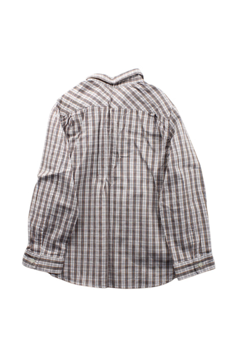 A Brown Long Sleeve Shirts from Bonpoint in size 4T for boy. (Back View)
