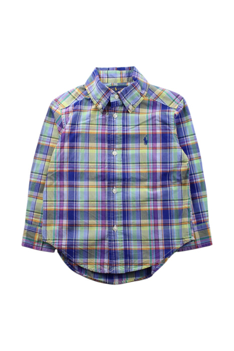 A Multicolour Long Sleeve Shirts from Ralph Lauren in size 2T for boy. (Front View)