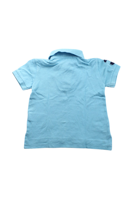A Blue Short Sleeve Polos from Polo Ralph Lauren in size 3T for boy. (Back View)