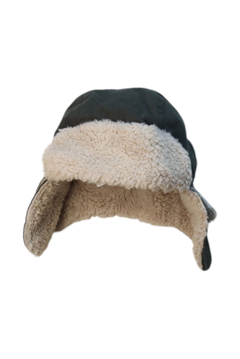 A Green Winter Hats from The Little White Company in size O/S for neutral. (Front View)