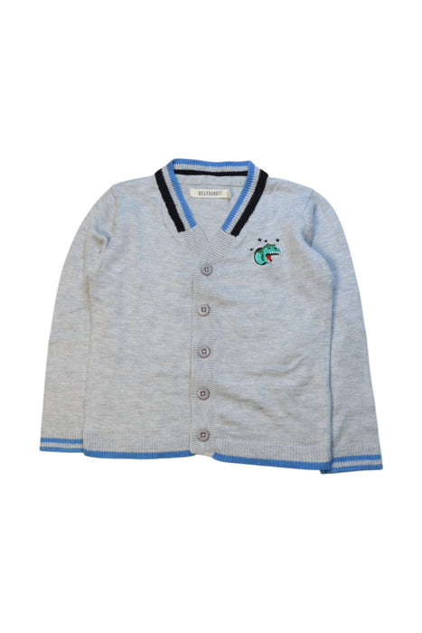 A Grey Cardigans from Billybandit in size 2T for boy. (Front View)