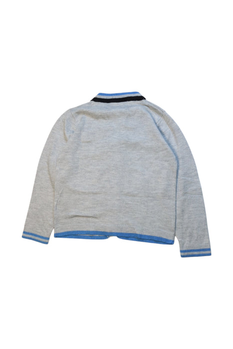 A Grey Cardigans from Billybandit in size 2T for boy. (Back View)