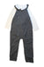 A Grey Long Overalls from Mothercare in size 18-24M for neutral. (Front View)
