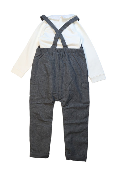 A Grey Long Overalls from Mothercare in size 18-24M for neutral. (Back View)