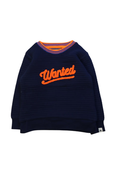 A Navy Crewneck Sweatshirts from Billybandit in size 2T for boy. (Front View)