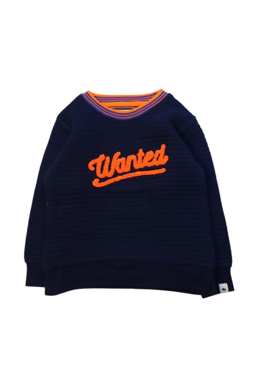 A Navy Crewneck Sweatshirts from Billybandit in size 2T for boy. (Front View)