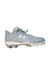 A Grey Cleats/Soccer Shoes from Under Armour in size 9Y for neutral. (Front View)