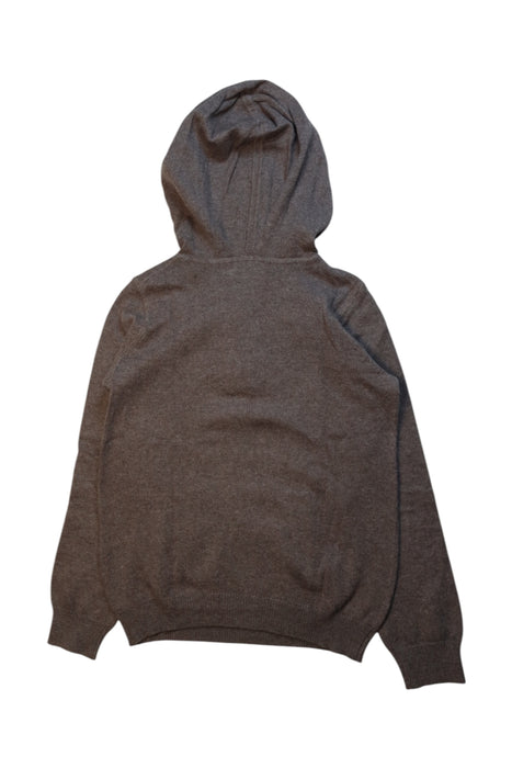 A Grey Hooded Sweatshirts from Excuse My French in size 6T for neutral. (Back View)