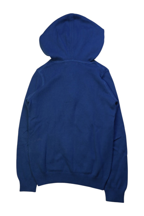 A Blue Hooded Sweatshirts from Excuse My French in size 6T for neutral. (Back View)
