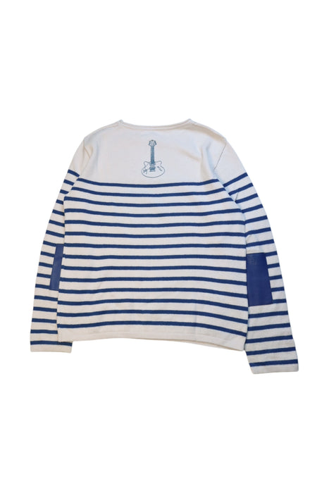 A Blue Long Sleeve T Shirts from Excuse My French in size 8Y for neutral. (Back View)