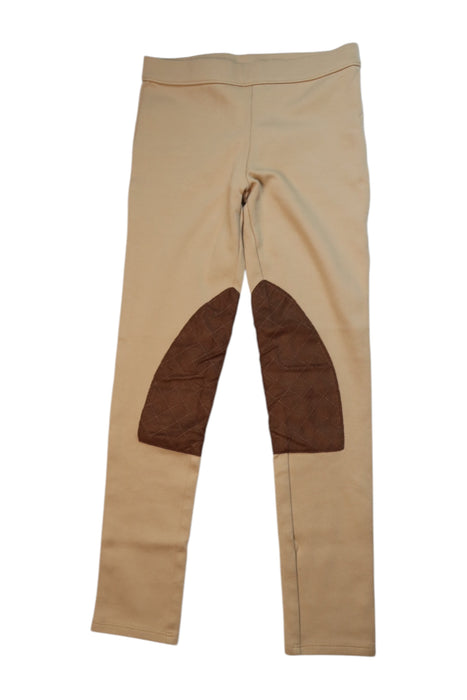 A Beige Leggings from Janie & Jack in size 10Y for neutral. (Front View)