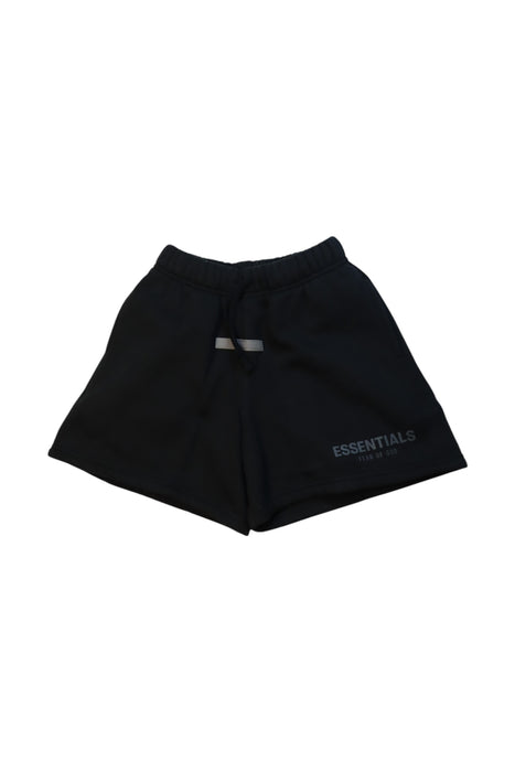 A Black Shorts from Fear of God Essentials in size 6T for neutral. (Front View)