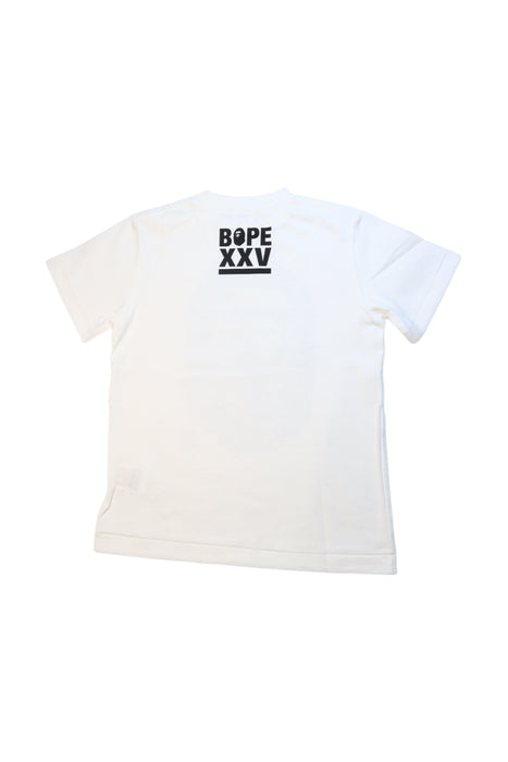 A White Short Sleeve T Shirts from Bape by A Bathing Ape in size 7Y for neutral. (Back View)