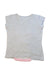 A Grey Short Sleeve Tops from Seed in size 5T for girl. (Back View)