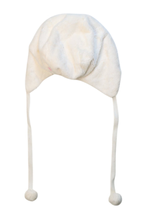A White Winter Hats from Miki House in size O/S for neutral. (Back View)