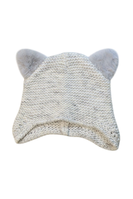 A Grey Winter Hats from Seed in size 12-18M for neutral. (Front View)