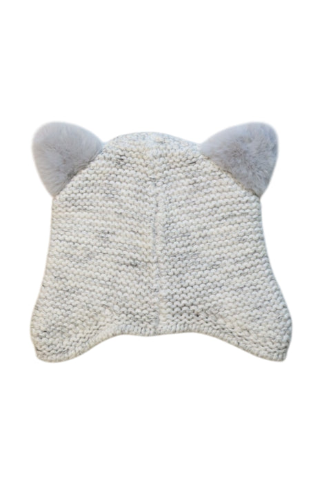 A Grey Winter Hats from Seed in size 12-18M for neutral. (Back View)