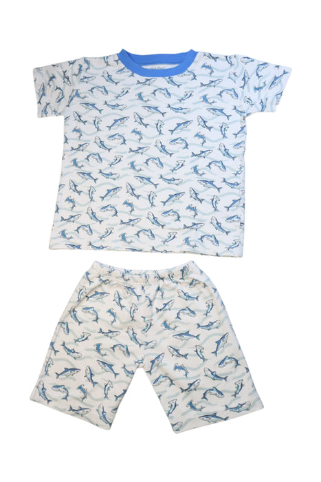 A Blue Shorts Sets from Kissy Kissy in size 4T for neutral. (Front View)