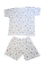 A White Shorts Sets from Kissy Kissy in size 4T for neutral. (Front View)