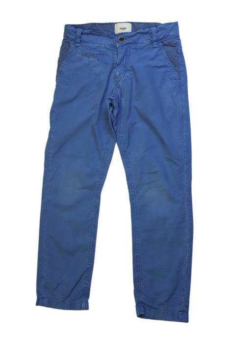 A Blue Casual Pants from Fendi in size 5T for boy. (Front View)