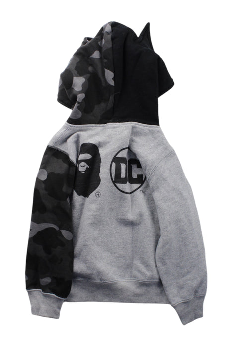 A Grey Hooded Sweatshirts from BAPE KIDS in size 2T for neutral. (Back View)