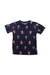 A Navy Short Sleeve T Shirts from Maison Kitsuné in size 2T for neutral. (Front View)