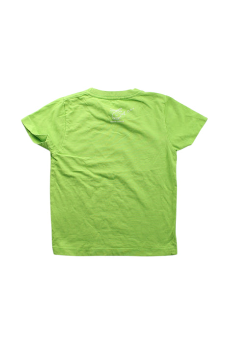 A Green Short Sleeve T Shirts from Graniph in size 4T for neutral. (Back View)