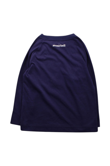A Navy Long Sleeve T Shirts from Mont-bell in size 2T for neutral. (Back View)
