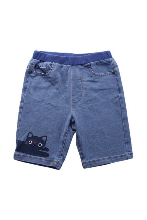 A Blue Shorts from Momonittu in size 6T for neutral. (Front View)