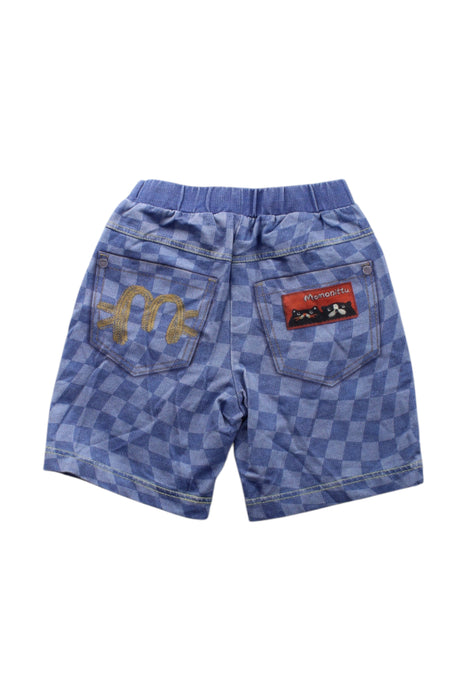 A Blue Shorts from Momonittu in size 6T for boy. (Back View)
