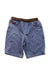 A Blue Shorts from Momonittu in size 6T for boy. (Front View)