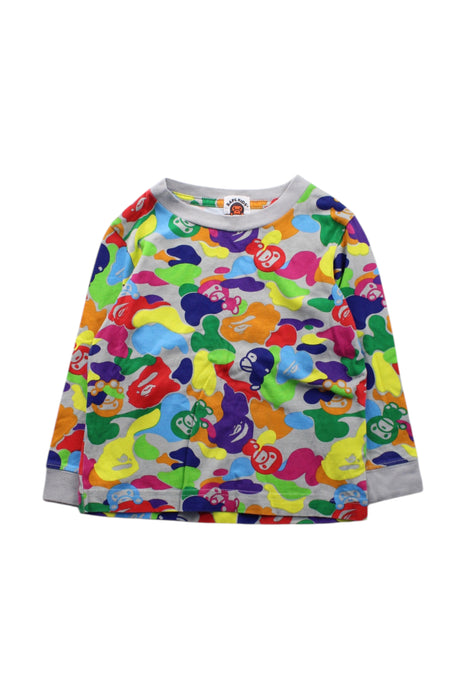 A Multicolour Long Sleeve T Shirts from BAPE KIDS in size 2T for neutral. (Front View)